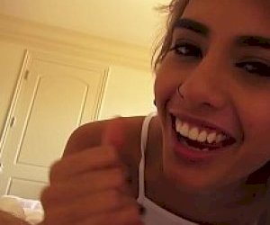 gentleman with an enormous cock is entertaining at home