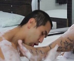 redheaded lady  makes it dirty with feet