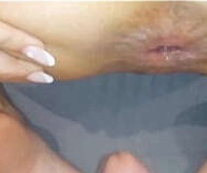 young dolly with nice ass is covered with sperm