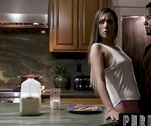 guy with an extreme prick is handled manually