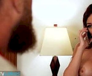 peasant with a dick on top squirts on her face