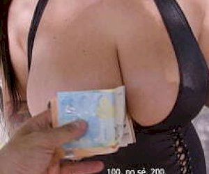 natural grandmother with big tits he has sex on the upside-down amazon in public