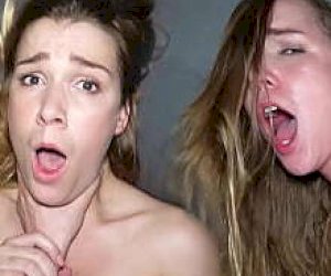 fit slut with dark hair takes a visitor like an amazon at home