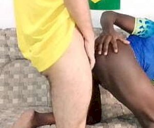 young lady  is playing orally