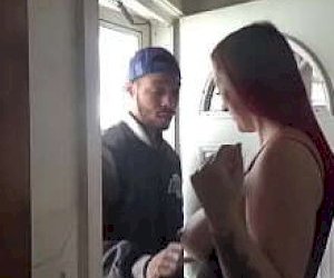 guest with a large phallus receives a blowjob