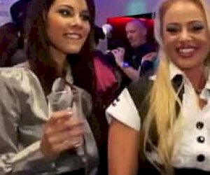 secretary  participates in group sex in the office