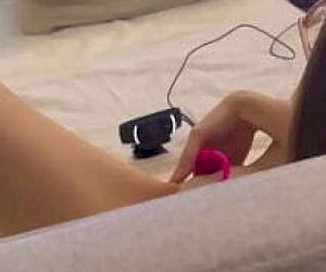 fellow  is handled manually in front of the webcam