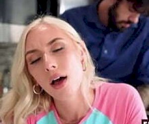 customer  receives a blowjob