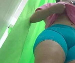 young lady   in hiding