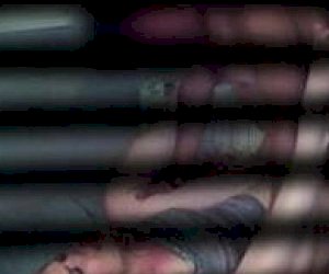 young lady  cheating in hiding