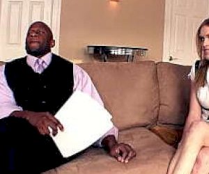 gentleman with a dick on top fuck lady hard