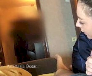 stepmother  does blow job in hiding