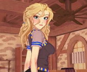 sexy bitch with nice tits takes a visitor like an amazon