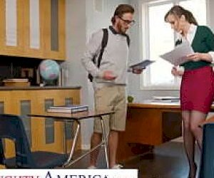 man with a dick on top is pleasured with her mouth