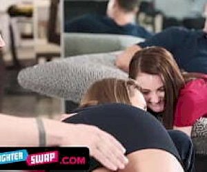 young petite with dark hair receives a penalty