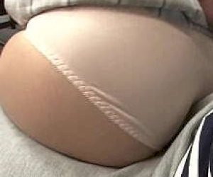 naughty slut originating in Asia is having sex like an amazon in public