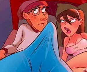 young woman  does anal sex