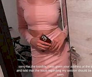 young girlie with a huge ass having hardcore sex at home