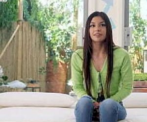 petite lady with a round butt takes a visitor like an amazon