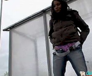 young bitch with dark hair is having sex like an amazon