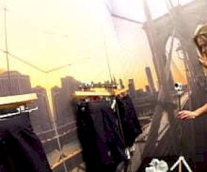 bitch without experience taken from the back in public