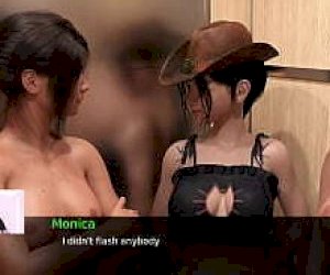 Asian beauty with large tits  in hiding