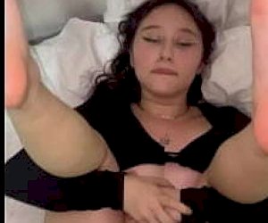 fellow with a dick on top is fucking a girl at home