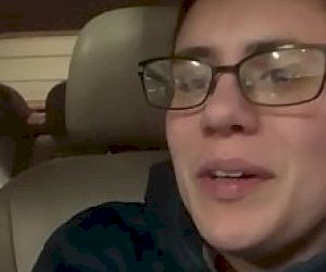 girl  cheating in public