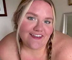 fat big beautiful woman without experience  at home