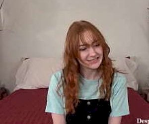 fatty girl mom with red hair starts in the casting