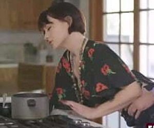 young stepmother  he has sex on the upside-down amazon