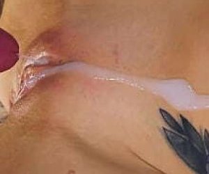 wet babe with a shaved pussy experiences intercourse