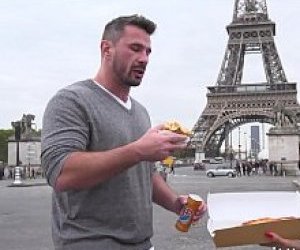 beautiful brunette in sexy underwear sucks dick