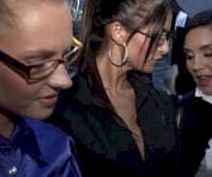 dolly with big tits is fuckked doggy style at a party