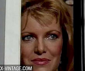 babe with a shaved pussy taken from the back in the office