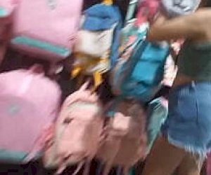 sexy girl without experience is fucking in public