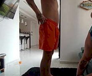 young slut with a shaved pussy  in the hotel