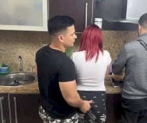 sexy wife without experience cheating at home