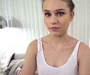 guy with an extreme dick is pleasured with her mouth