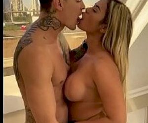 female  is playing with a few guys at once