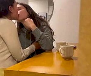 young girl about a sexy body having hardcore sex in public