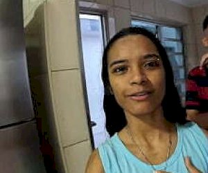 slut without experience  in the bathroom