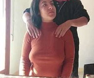 horny  young lady with nice ass gives what he wants