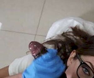 wet hot chick with a shaved pussy squeaks