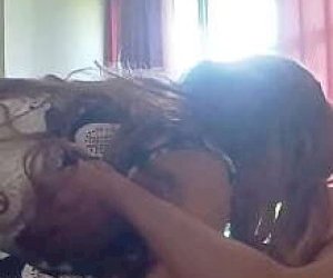 азиатка индианка  занимается сексом в отеле Вилла