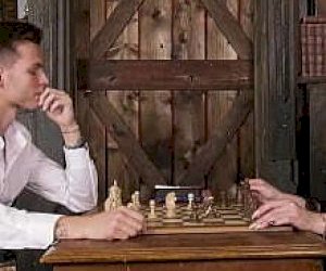 redheaded stepmother having experience gets sperm inside in the game