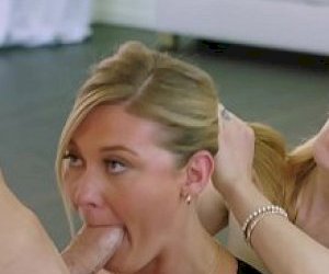 bitch with blond hair he has sex on the upside-down amazon