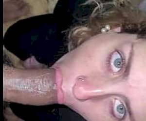 dolly  is taking it to her throat