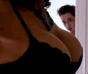 young teenager in high heels is tempting