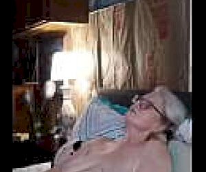 experienced grandmother  play with